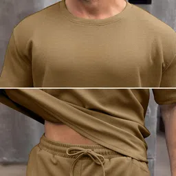 vogaan Tshirt Regular Shorts Co-ords Set image 4