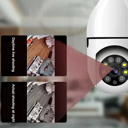 OSM Wireless Light Bulb Security Camera - HD, Motion Detection, 2-Way Audio Security Camera image 4