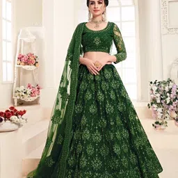 komal Embroidered Semi Stitched Lehenga Choli-picture-20