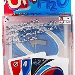 crazybuy _UNO H2O Cards Waterproof Plastic Cards for Kids & Adults - 110 Cards with Case-picture-24
