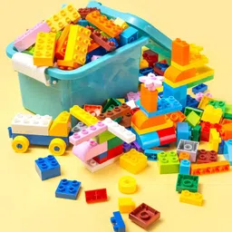 sujani Top DevelopBuild: DIY Plastic Building Blocks Toys for Kids,100+ Pieces, Ages 3+-picture-16