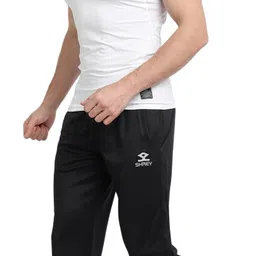 shrey Men Solid Black Track Pants image 5
