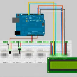 my technocare LCD 16x2 JHD162A Display for 8051, AVR,PIC, Display Lights Electronic Hobby Kit image 4