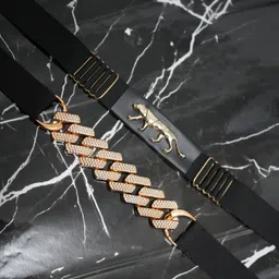 hapani fashion Women Casual Black Fabric Belt-picture-20