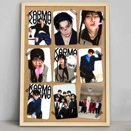 niki enterprises Stray Kids "KARMA" Album Concept Photocards ( Set of 28 + 4 Freebies ) Photographic Paper image 2