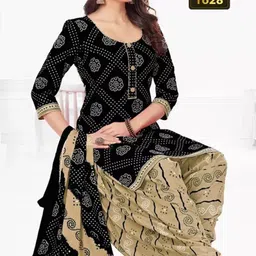 thira Unstitched Crepe Salwar Suit Material Printed-picture-23
