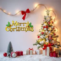 me&you Christmas Decoration Banner | Beautiful Wall & Door Hanging for Holiday Cheer Hanging Ornaments Pack of 1-picture-15