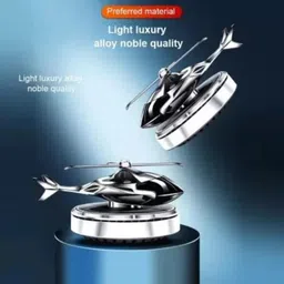 hallows Car Freshener New Helicopter alloy Solar Car Air Freshener Air Purifier image 4