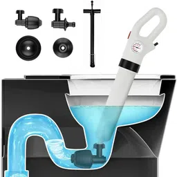 maycreate Air Pressure Toilet Plunger with Interchangeable Heads Toilet Plunger-picture-18