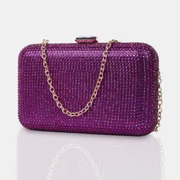 lino perros Party Purple Clutch image 3