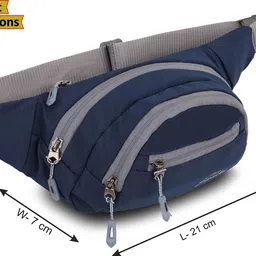 Finespaiky MTRSNG702 Stylish Real Waist Bag Travel Pouch Passport Holder Waist Bag for Men Women image 5