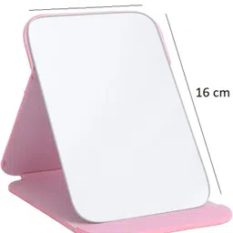 onicorn Foldable Makeup Mirror, Compact Portable Folding Vanity Mirror, PU Leather image 2