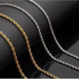 shukrana guruji Silver, Alloy Chain Set-picture-16