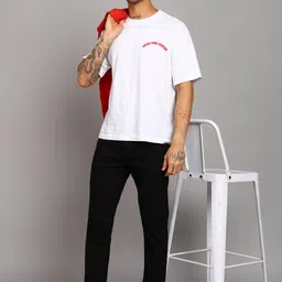 flying machine Men Slim Mid Rise Black Jeans image 2