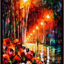Modern Abstract Painting Wal l Art Digital Reprint 12 inch x 18 inch Painting-image-2