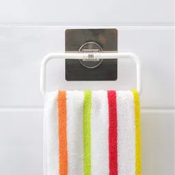 xbey Magic Sticker Series Self-Adhesive Plastic Towel Holder Hanger Multicolor Towel Holder-picture-29