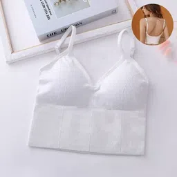 fashokart Pack of 3 Women Sports Lightly Padded Bra image 3