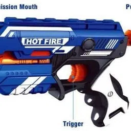 rrcollection Kids' Soft Toy Gun with Safe Foam Bullets and Long-Range Shooting Guns & Darts image 2