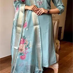 hitu creation Cotton Women Churidar-picture-10