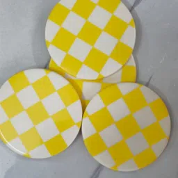 the furr company Round Reversible Resin Coaster Set-picture-21