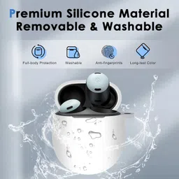 KANSOL Silicone Velcro Earbuds Case For Google Pixel Buds Pro image 4