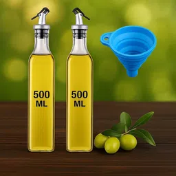 health tag 1000 ml Cooking Oil Dispenser Set image 1