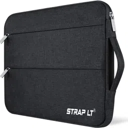 Laptop Sleeve Case 15.6-16 Inch Waterproof Bag Tablet Handle Laptop Bag Black Waterproof Laptop Sleeve/Cover-image-11