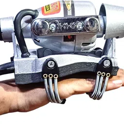 AL Hifza 9 al hifza body / head massager / double speed handy massager sliver plus Massager-picture-14