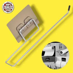 jantrex Toilet Paper Holder Tissue Paper Towel Holder Stainless Steel Washable Hook Stainless Steel Toilet Paper Holder-picture-17