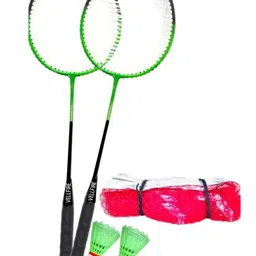vellfire Single shaft badminton with 2 pvc shuttles and 1 net Badminton Kit-picture-25