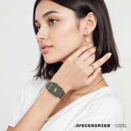 NECESORIES Series 9 Nylon Weave Velcro Sports Band Compatible for Apple Watch strap 42mm/44mm/45mm/46mm/49mm Series Smart Watch Strap image 4