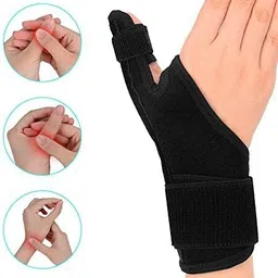 soulvinee Thumb Support with Splint for Right and Left Hand Trigger Finger Finger Support image 2