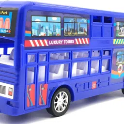 swashaa Medium Plastic Bus Friction Toy (Multicolor, Pack of: 1) (Multicolor) image 2