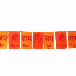 vr creatives Jai Shree /Shri Ram Flag Rectangle Car Window Flag-picture-23