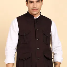 heevis Solid Men Waistcoat-picture-18