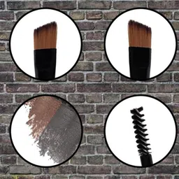 bluemermaid Perfect Brow Duo-Shade Brow Powder, Eyebrow Palette With Smudge Brush 7.2 g image 2