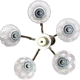 genree Antique Design Downward Style Black Antique Chandelier Jhoomer Ceiling Light Chandelier Ceiling Lamp image 2