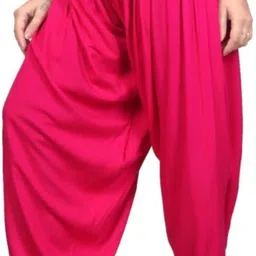 avinzo Viscose Rayon Solid Patiala image 3