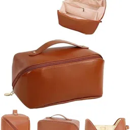 gunsagar Women Brown Cosmetic Bag-picture-20