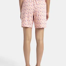 jockey Printed Women Orange Night Shorts image 3