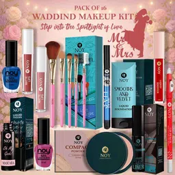 noy Full Makeup Kit Long Stay Smudge Proof Bridal Combo for Wedding Function-picture-35