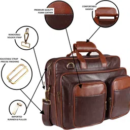 hvh world Men Maroon Messenger Bag image 3