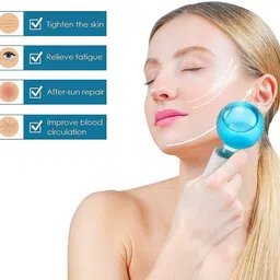 tophaven Crystal Ball Cooling Ice Hockey Energy Ice Globes Massage Tools image 3