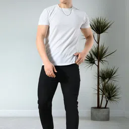 fader Men Relaxed Fit Mid Rise Black Jeans image 1