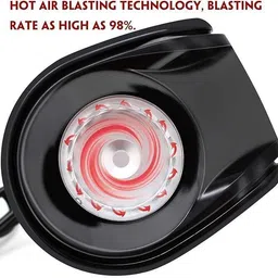 nhouse Oil Free Hot Air Popcorn Cookware, Home Use Electric Mini Popcorn Maker Machine PMUPMRDF40E MINI POPCORN MAKER RED 200 L Popcorn Maker image 5