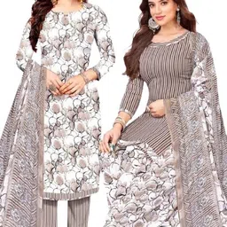 maiyaash Unstitched Crepe Salwar Suit Material Printed-picture-27