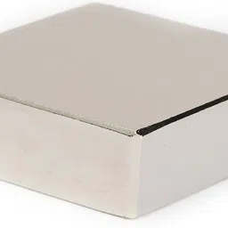 art ifact 1 Piece of 50mm x 50mm x 12.5mm Neodymium Magnets - N52 Block Magnets Fridge Magnet, Multipurpose Office Magnets, Magnetic Paper Holder Pack of 1 image 1