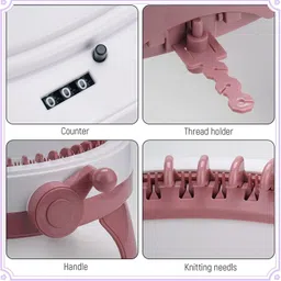 gemsy Knitting machine | Crochet Making Machine for Beginner Knitting Pin image 2