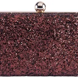 hoc Party Brown Clutch image 2