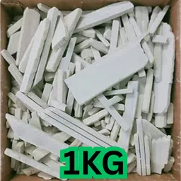 xxy Dustless White Chalk 1KG | Eco-Friendly Mandsaur Slate Chalk | Smooth Writing WHITE CHALK, Art & Craft Supplies, Drawing & Writing, Educational Use SLATE PENCIL image 1
